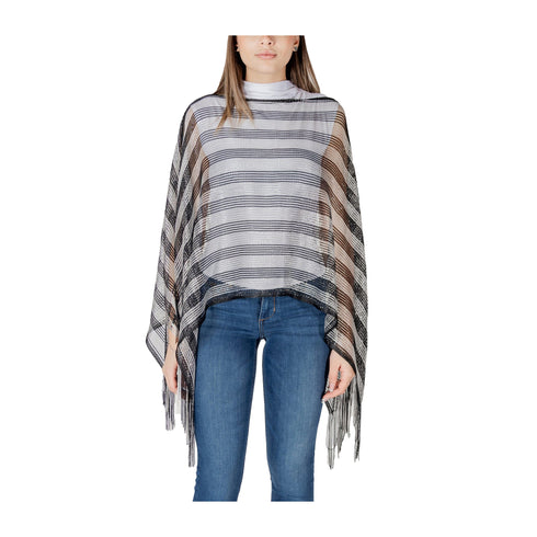 Liu Jo Poncho Poncho Donna bicolore in lurex UNI - Francavilla Moda